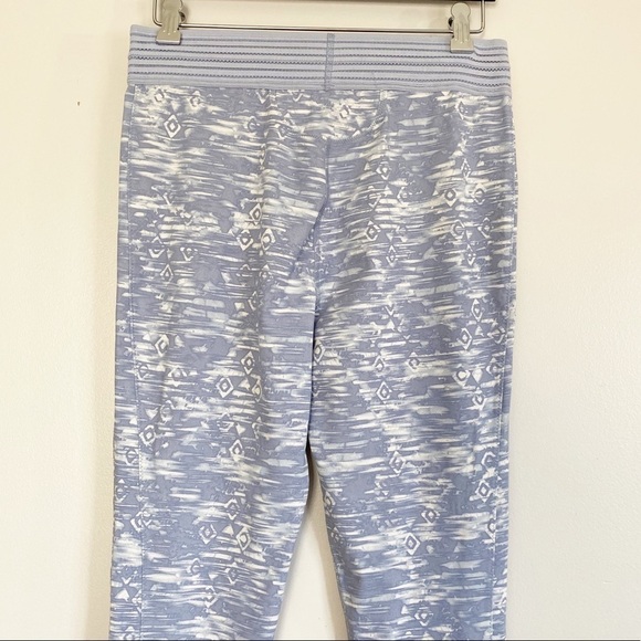 FREE PEOPLE Movement Leggings Diamond Print Blue L - Picture 6 of 9